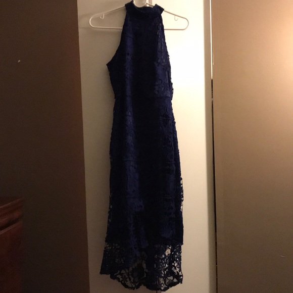 Blue Lace Dress - Picture 2 of 3